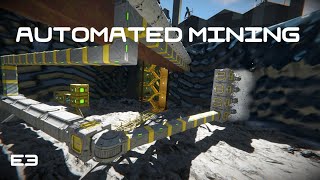 3 Automated Mining  Space Engineers The Search for Intelligent Life [upl. by Hepzi]