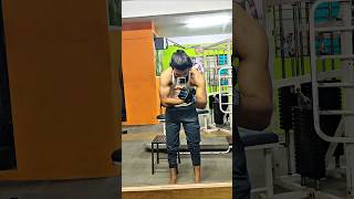 Gym video bicep trycep posing youtubeshorts ytshorts trendingshorts [upl. by Sac980]