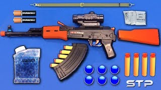 Realistic AK47 Toy Gun  Water Gel Ball Bullet Machine Gun Toy  Soft Darts Shooting Toy Guns [upl. by Anaujahs]