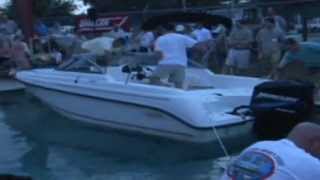 Swamping a Boston Whaler [upl. by Hadeis]