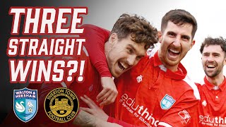 THREE STRAIGHT WINS WampH vs Tiverton Town  Full Highlights [upl. by Milli]