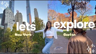 travel with me to Boston AND New York City [upl. by Akirre]