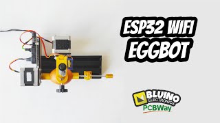 ESP32 Wifi Eggbot  Drawing Robot Plotter Pen [upl. by Suidualc]