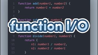 function IO พื้นฐาน JavaScript ep5 [upl. by Adym769]