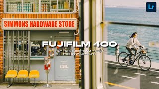 Fujifilm 400 Lightroom Preset  Free Lightroom Film Presets Free DNG [upl. by Wendin]