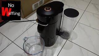 How to Empty water for storage Nespresso Vertuo Plus  Easy guide [upl. by Orelee]