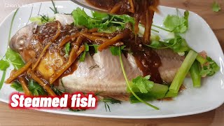 Steamed fish in electric steamer  russell hobbs steamer [upl. by Laban476]