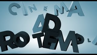 CINEMA4D amp AFTER EFFECTS CINEMA 4D TEMPLATE [upl. by Eisned]