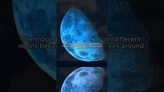 how does the moon glow foryou shorts viralshorts fyp planet science gravity nature system [upl. by Adnar7]