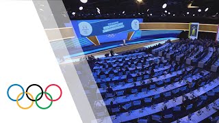 134th IOC Session  Announcement of MilanCortina as Host City for the Olympic Winter Games 2026 [upl. by Ymiaj]