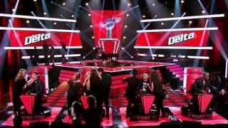 Delta Goodrem amp Seal Poker Face The Voice Australia Season 2 [upl. by Batory64]