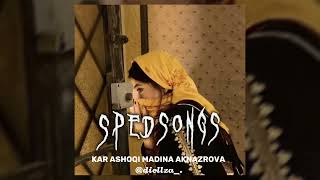 Kar ashoqi madina aknazarova speedup💕 [upl. by Notgnirra528]