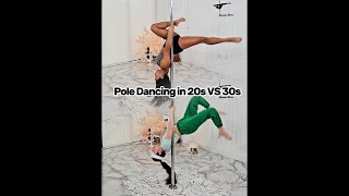 Pole Dancing in 20s vs 30s be like 🤸🏻‍♀️vs 🩻 [upl. by Esidarap]