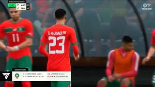 MAROC VS GHANA CICK OFF LIVE  FIFA 24 على بلايستيشن [upl. by Samella]