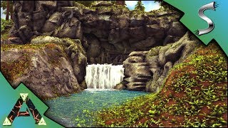 JOURNEY TO THE REDWOODS NEW CAVE BASE SETUP  Ark RAGNAROK DLC Gameplay E12 [upl. by Charmaine]