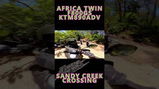 AFRICATWIN sandy creek crossing HEAVY ADV [upl. by Ancel634]