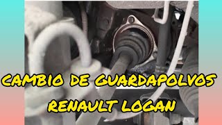 COMO CAMBIAR EL GUARDAPOLVO DE LA CAJA DE CAMBIOS DEL RENAULT LOGAN [upl. by Pitts544]