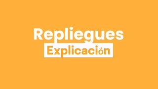 Repliegues Explicación [upl. by Ennahs821]