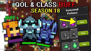 RotMG Testing Season 18 QOL Changes amp Class Buff [upl. by Baalman216]