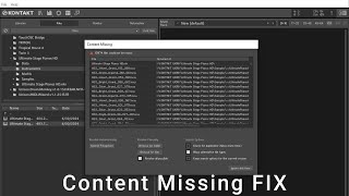 Kontakt 7 content missing problem fixed [upl. by Solly988]