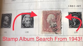 Stamp Album Search From 1943 [upl. by Donnamarie]