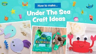 How to make Under The Sea Craft Ideas  Baker Ross [upl. by Ramgad]