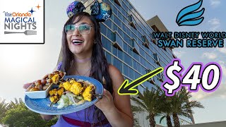 Amare 40 Magical Dining menu 🦢 Disney World Swan Reserve food review 2023 [upl. by Huxham]