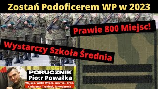 Jak Zostać Podoficerem w Wojsku w 2023 Duży Nabór quotz Cywilaquot Minister Zatwierdził [upl. by Nolita270]