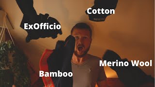 Best Boxer Briefs for Men Merino Wool vs Bamboo vs ExOfficio v Cotton [upl. by Vivianne]