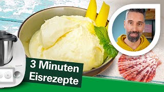 3 Sorten Softeis selber machen Fluffiger geht nicht 😋 [upl. by Ezarra311]