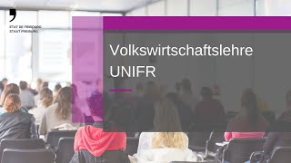 Volkswirtschaftslehre UNIFR Perspectiva [upl. by Otreblon175]