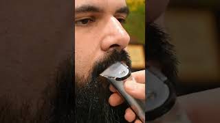 HOW TO Trim Your Mustache Following Your Natural Lip Line Shorts [upl. by Robenia66]