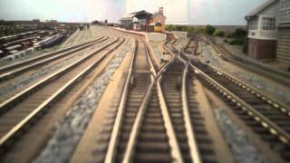 North East model railway  DMU Cab Ride [upl. by Steffen760]