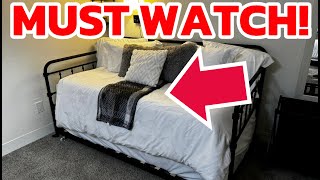 DHP Winston Metal Daybed And Roll Out Trundle Sturdy Metal Frame Black Twin My Honest Review [upl. by Eissel]