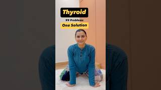 🧘‍♀️💪Control Thyroid  Boost Thyroid Health with Simple Poses [upl. by Rohpotsirhc535]