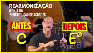 REARMONIZAÇÃO no violão  Aprenda a mudar os acordes de uma música aula completa [upl. by Riamu940]