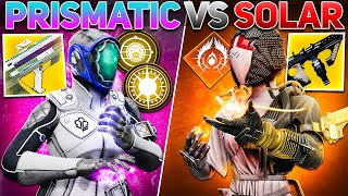 Prismatic vs SOLAR Build Battle  Destiny 2 The Final Shape [upl. by Eecrad813]