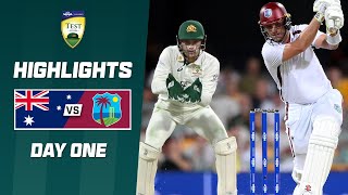 Australia v West Indies 202324  Second Test  Day 1 [upl. by Hillegass183]