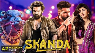 Ram Pothinenis  SKANDA 2024 New Released Full Hindi Dubbed Action Movie  Sreeleela  South Film [upl. by Anaj]