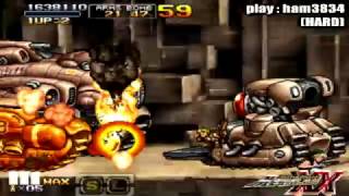 PSP metal slug XX HARD no death ALL clear ERI [upl. by Sorcha]