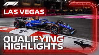 Qualifying Highlights  2023 Las Vegas Grand Prix [upl. by Nihs]