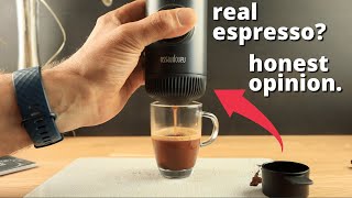 Wacaco Nanopresso Portable Espresso Maker Review [upl. by Eadwine]