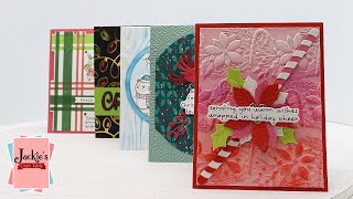 5 Holiday Cards 5 Club Kits  Tips amp Techniques for Creating Beautiful Cards [upl. by Letnuhs]