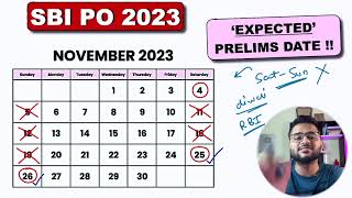 🔥SBI PO Exam date 2023 SBI PO Pre Exam Date 2023 sbipo2023 [upl. by Leizo744]