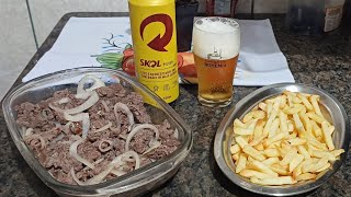 Cordão de Filé Mignon Carne Macia e Barata para Petisco Montana com Cerveja Gelada [upl. by Gnouh727]