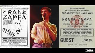 Frank Zappa  Florentine PogenAndy Sportpaleis Ghent Belgium April 10 1988 [upl. by Aerua]