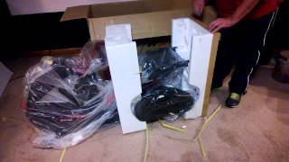 SOLE Fitness R92 Recumbent Exercise Bike Unboxing [upl. by Elsbeth803]