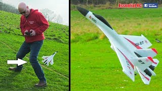 XK A100SU27J11 JET FUN FLYING TRICKS EASY TO FLY AND CHEAP TO BUY  ESSENTIAL RC FLIGHT TEST [upl. by Salvatore867]