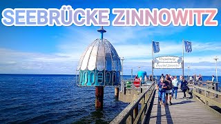 Seebrücke Zinnowitz  INSEL USEDOM  Ostsee Sandstrand Sommer Sonne [upl. by Langbehn443]