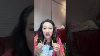 Jenny eats fast ASMR—Funny face  Crispy beans veggies mukbang foodiejenny satisfying food [upl. by Atnahs]